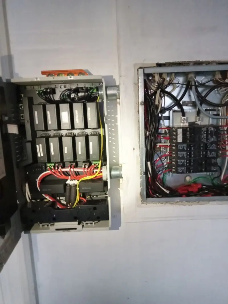 Electrical panel upgrade completed for Indoor Lighting Installation in Bensenville
